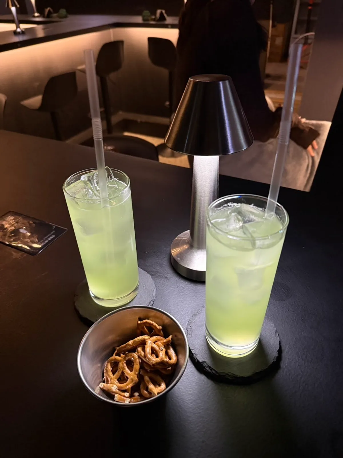 A sour cocktail made to order at Chomyeon