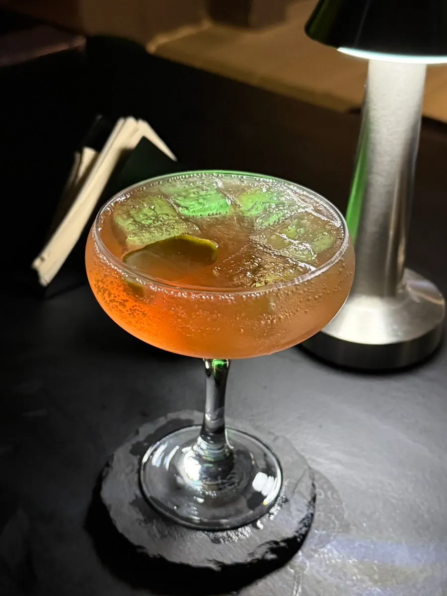 Nighttime interior mood at Chomyeon solo-drinking bar