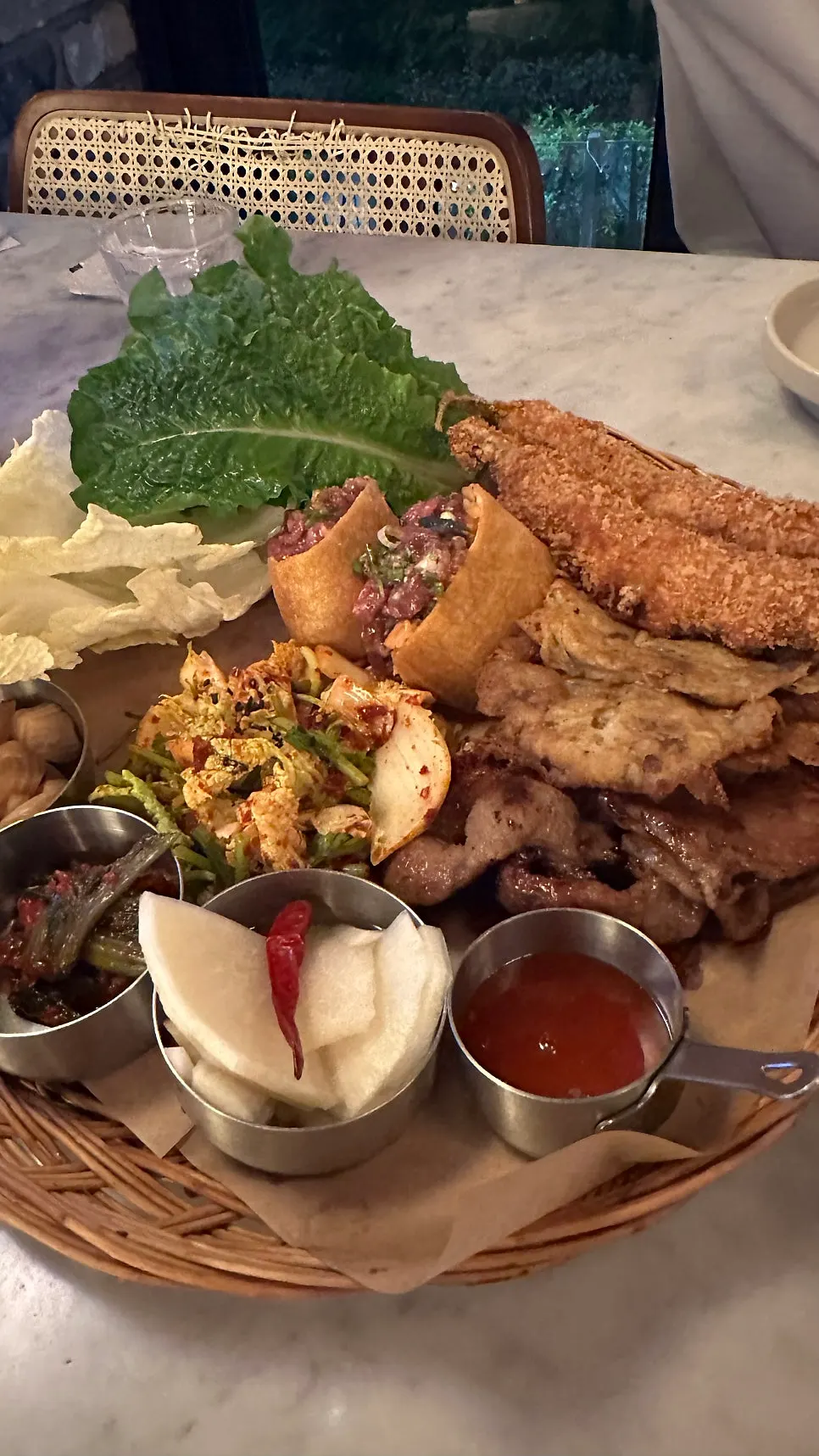 A full Samchon Sul-sang spread at Ju Myeongdang