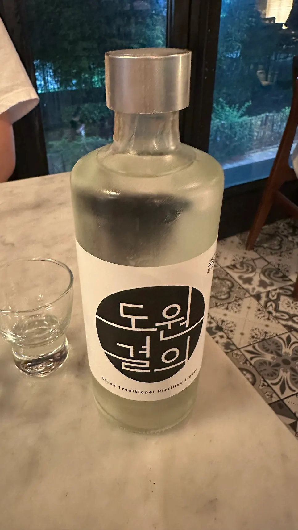 Distilled liquor ordered at Ju Myeongdang
