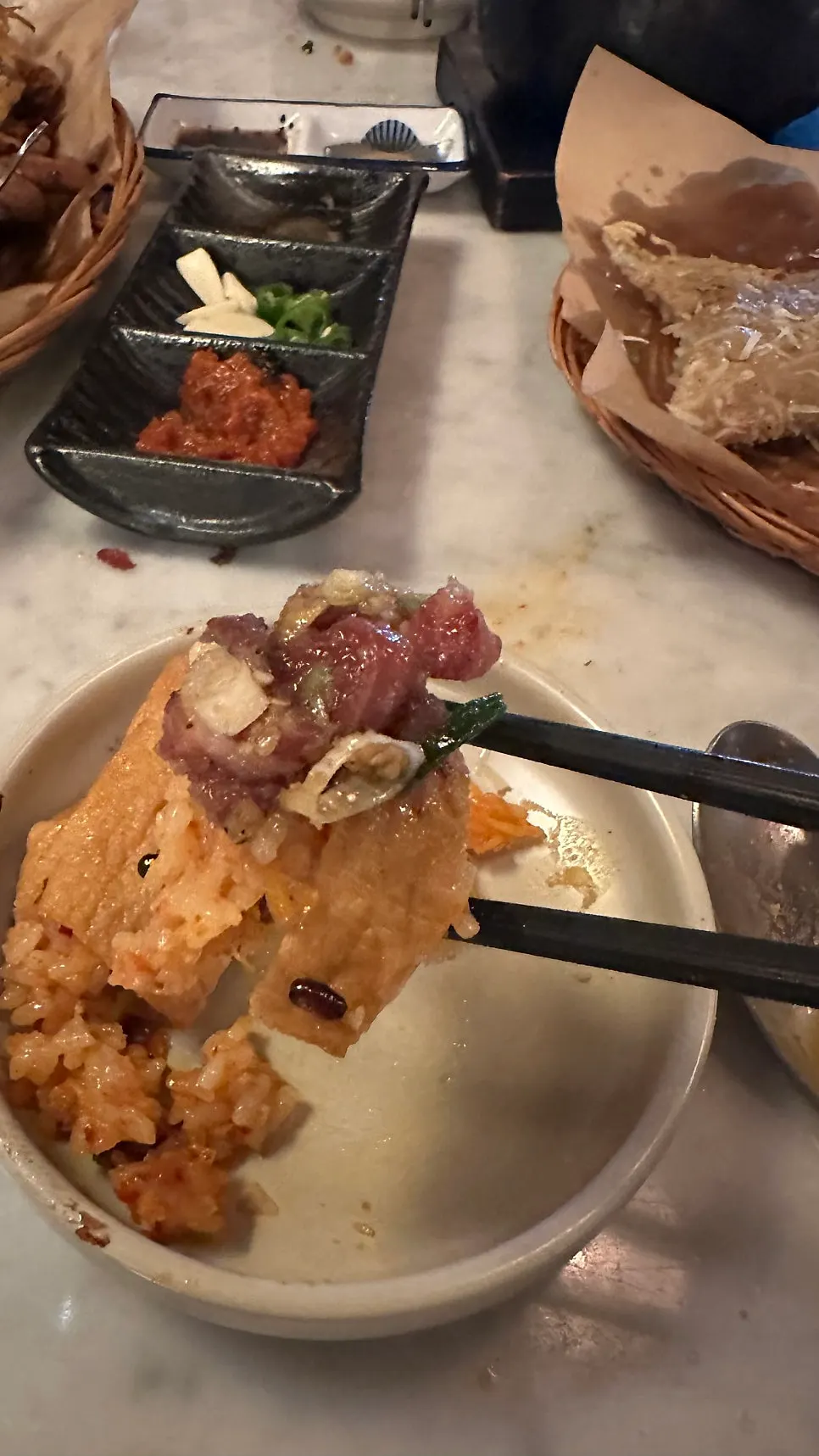 Yubu chobap included in the Samchon Sul-sang