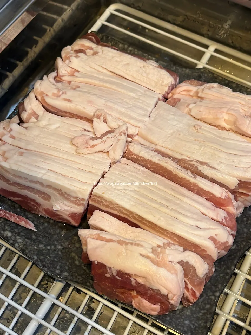 욕심껏 담아온 양념 쭈꾸미