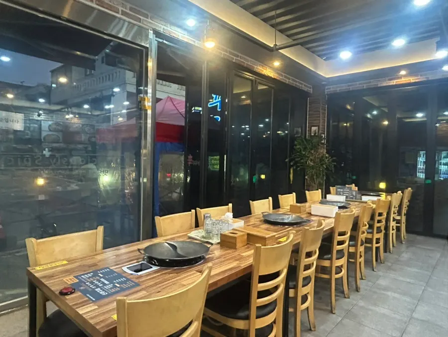 신쭈꾸미 두암점 무한리필 고기 코너