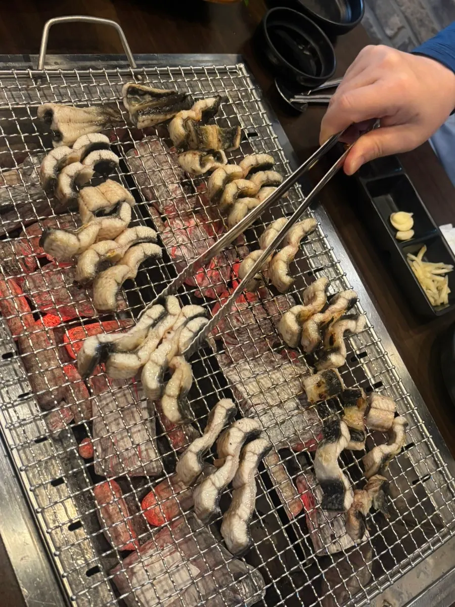 Grilled eel side menu