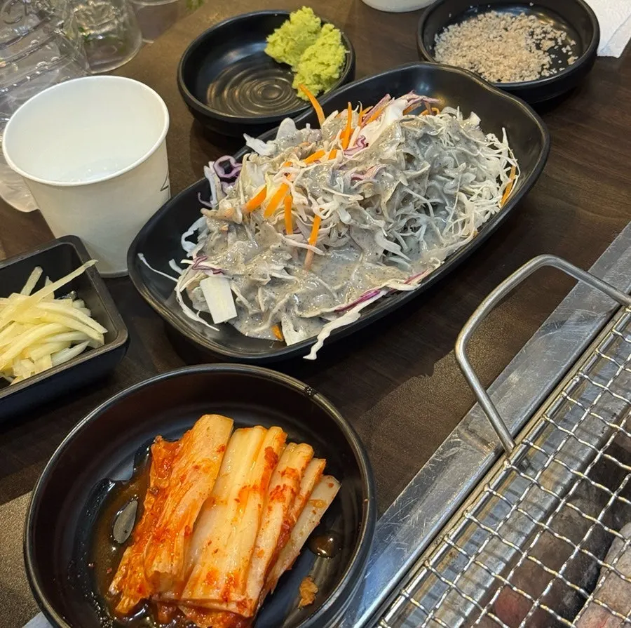 Pre-grilled freshwater eel cooked over charcoal at Yuil Jangeo in Gwangsan, Gwangju