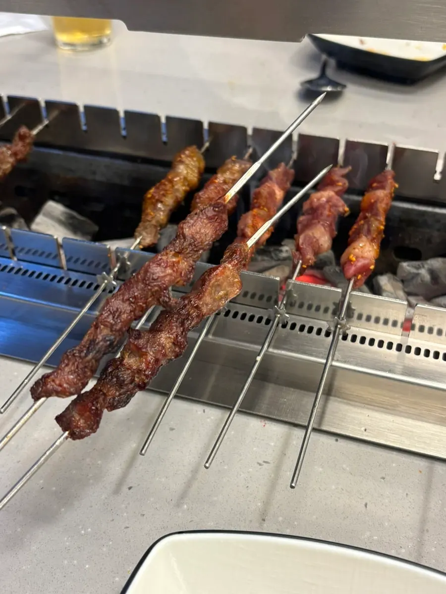 양꼬치와 함께 마신 맥주
