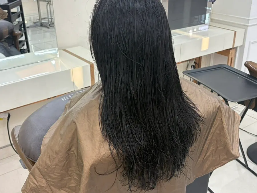 손상된 끝부분 커트 과정