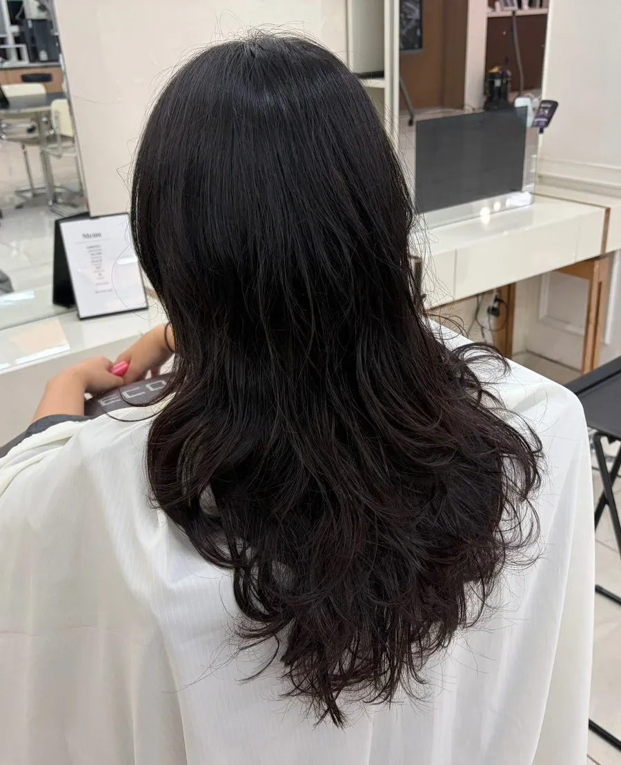 손상모를 정리한 셋팅펌 스타일