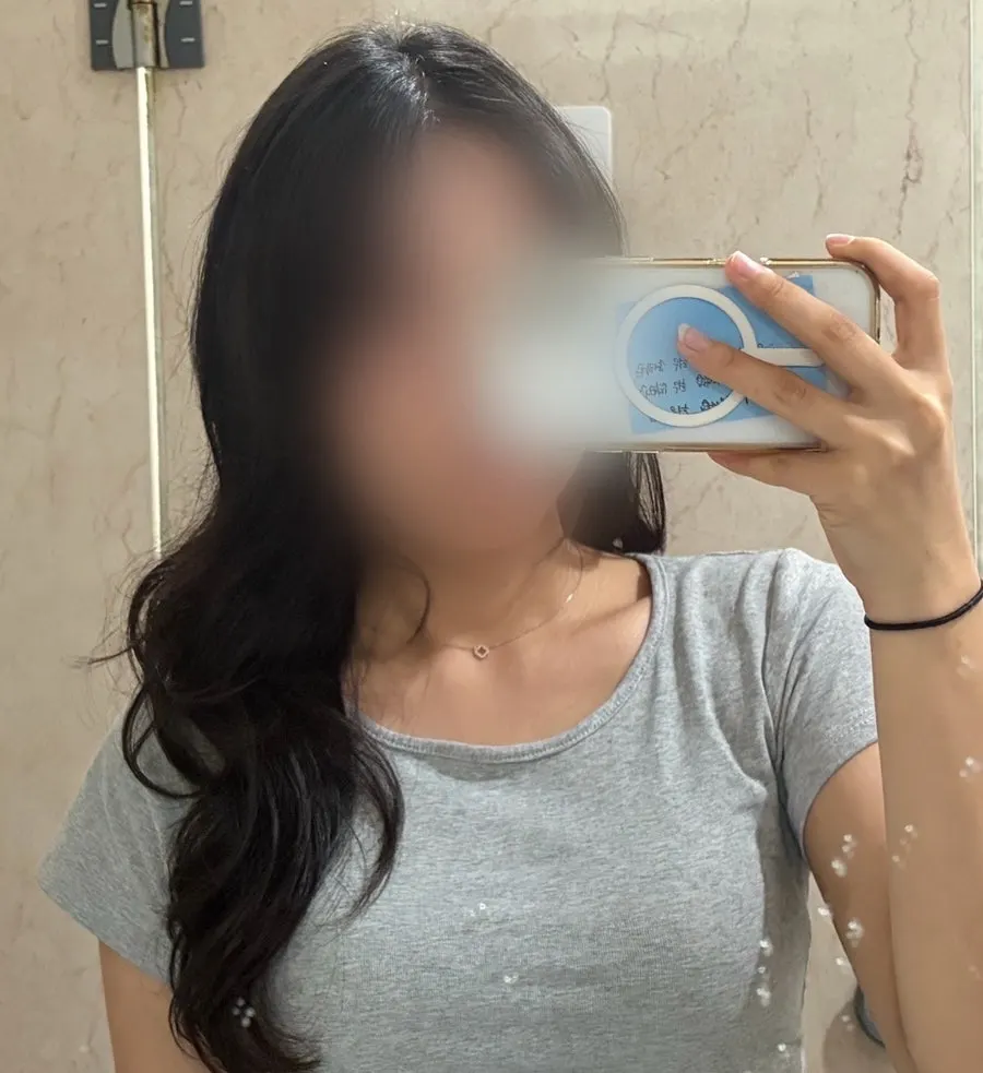 웨이브가 살아난 펌 완성 모습