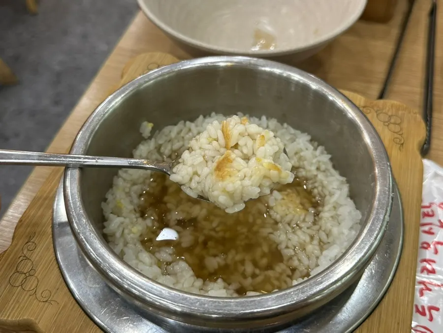 Soft meat from the galbitang