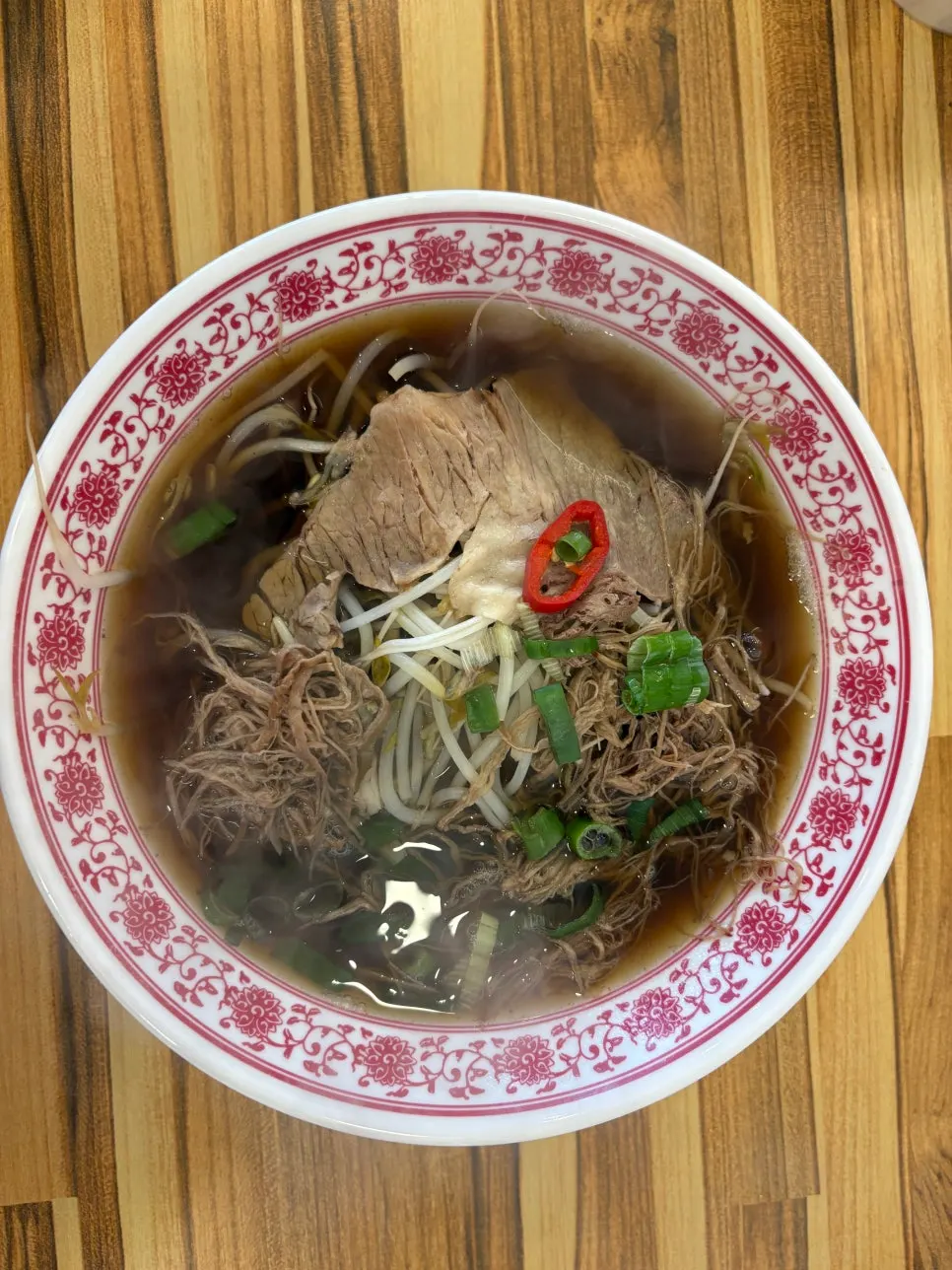 Ordered Vietnamese dishes