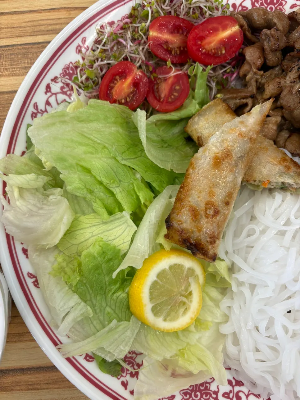 Pho with added sauces
