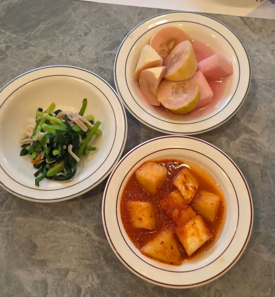 카나페 접시 클로즈업