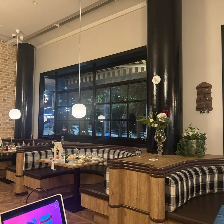 Interior styled with a vintage hotel concept