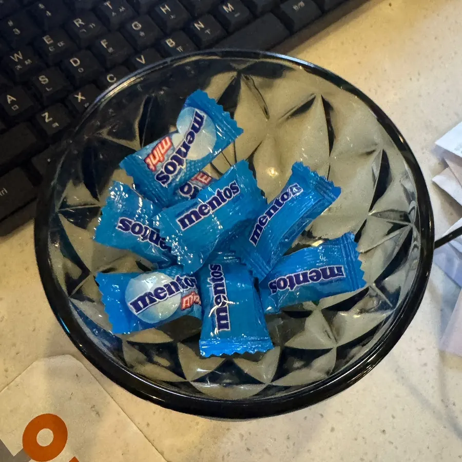 Candy placed at the store entrance