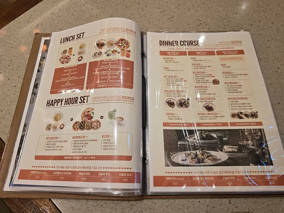 Camel Orzo pasta menu board