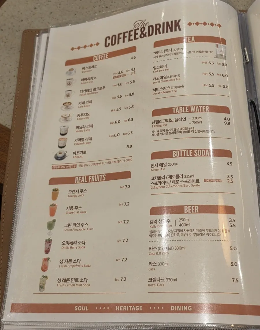 New menu items introduced on Camel Orzo's menu board