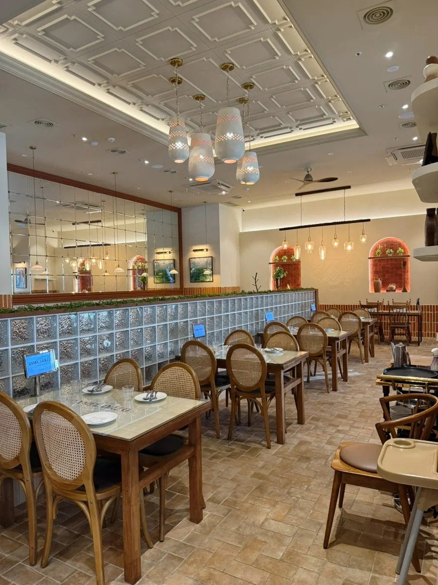 Interior styled like a southern Italian restaurant