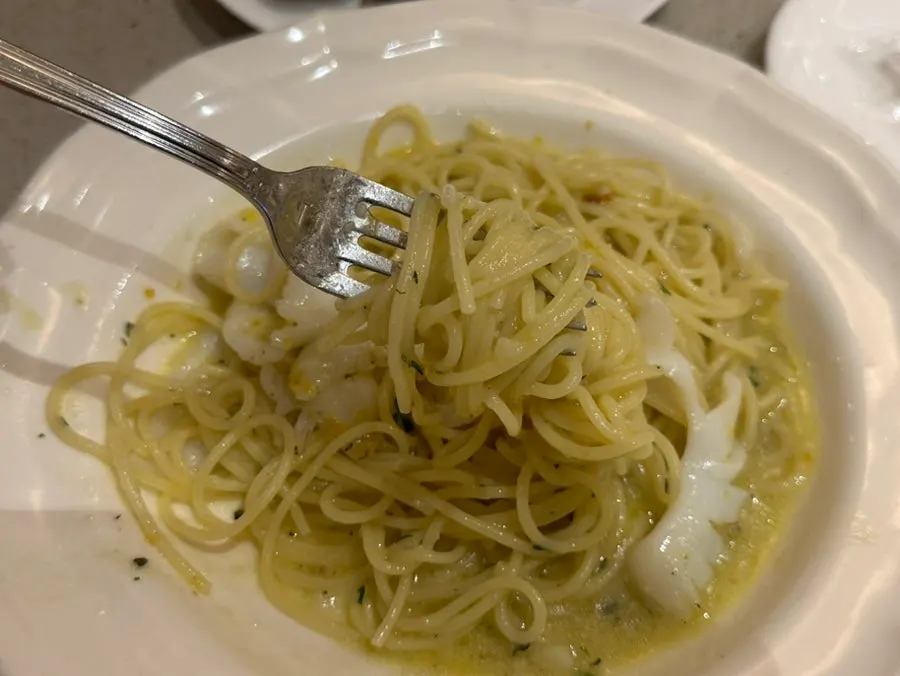Bottarga cuttlefish aglio pasta