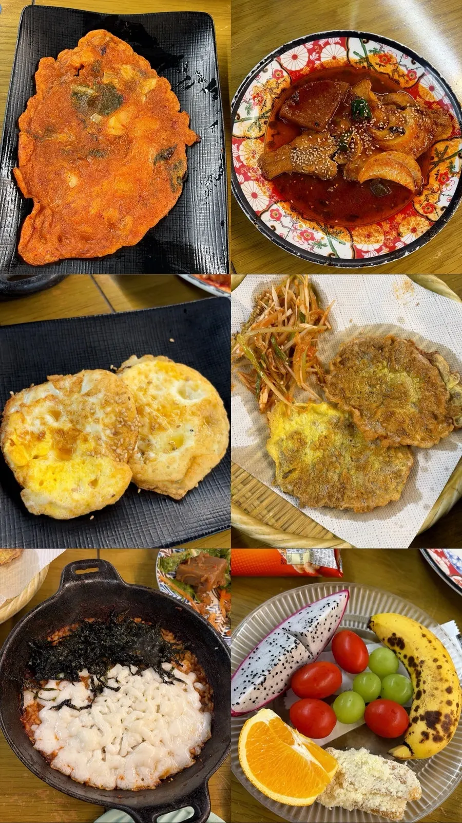 칸이 모자랄 만큼 가득 차려진 이모카세 상