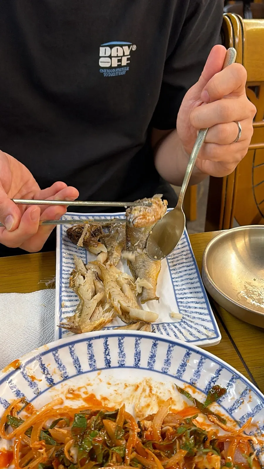 구워 나온 영광굴비 한 마리