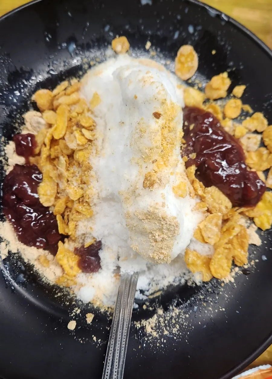 Patbingsu served as a palate cleanser