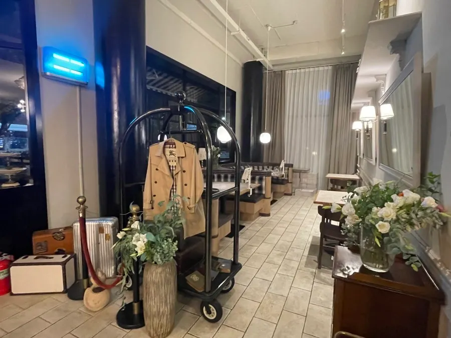 Interior styled with a classic hotel concept