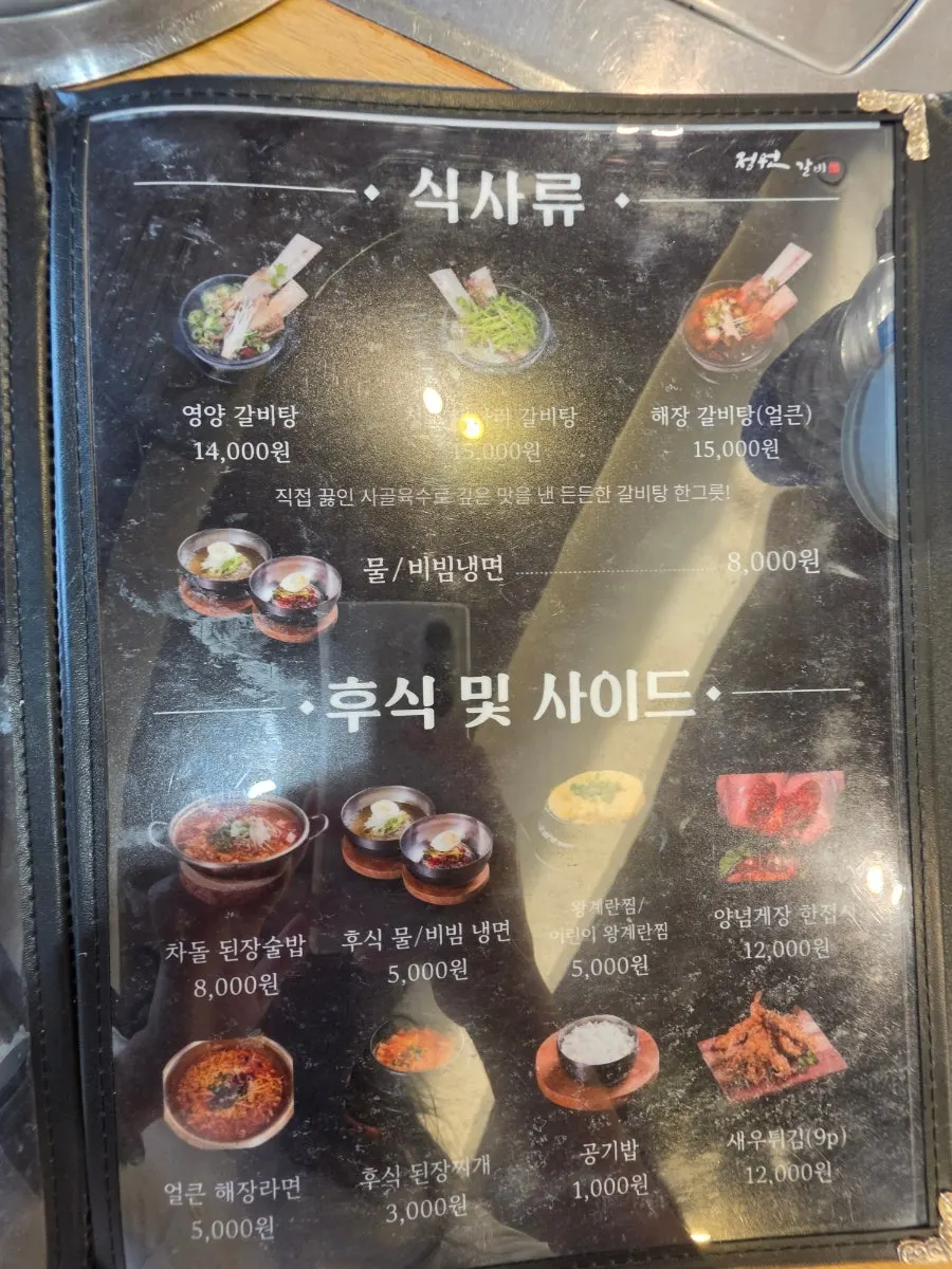 Ordered beef rib meat set
