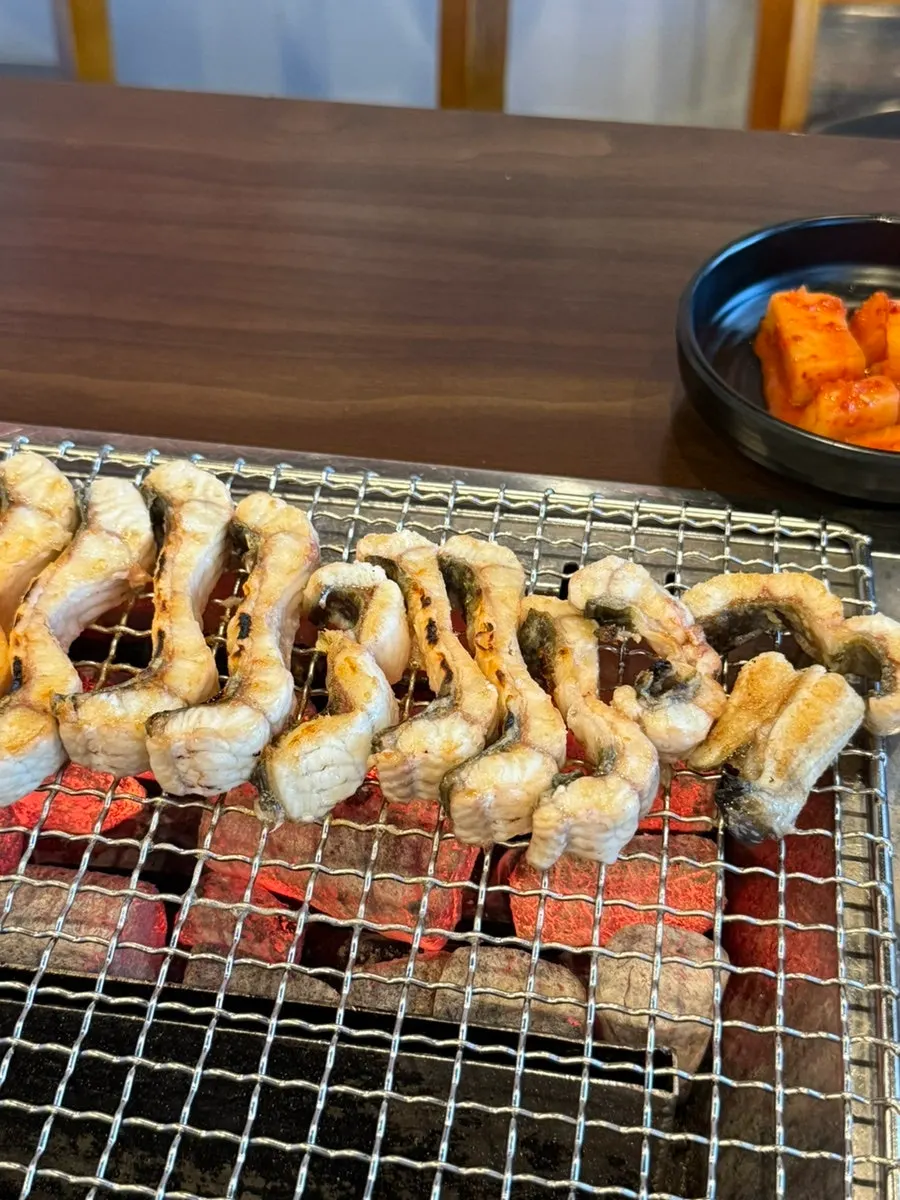 Grilled eel that stayed plump even after fully cooked