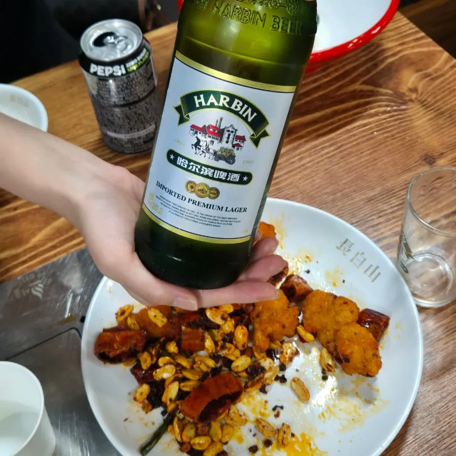 양꼬치와 맥주로 마무리한 식사