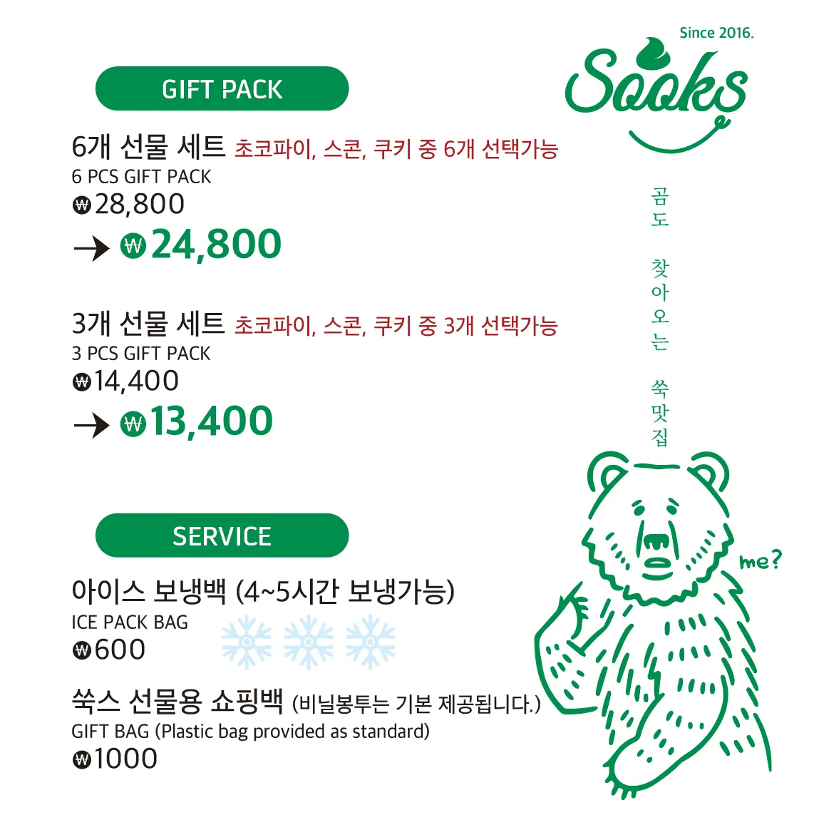 Info image showing gift set contents