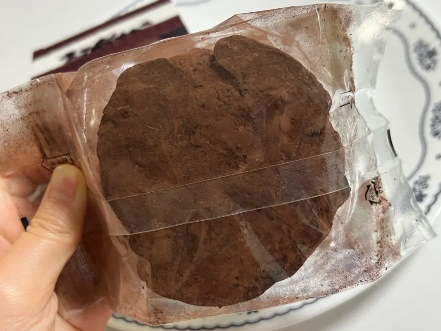 논산 딸기 초코파이 크림 단면