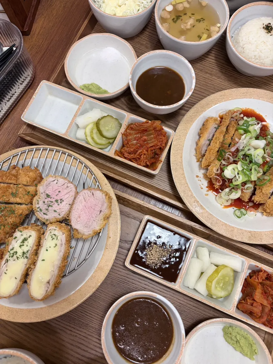 트리플 모듬카츠와 항정카츠 주문