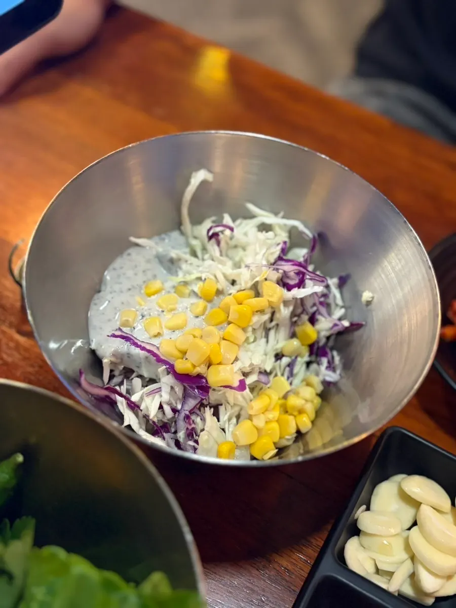 Soft steamed egg served as a free side dish