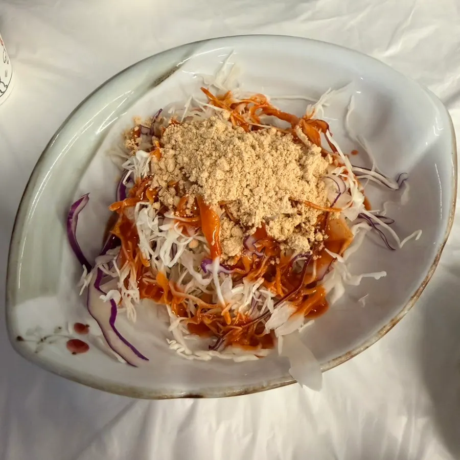 Bowl of mul-hoe finished with added sashimi