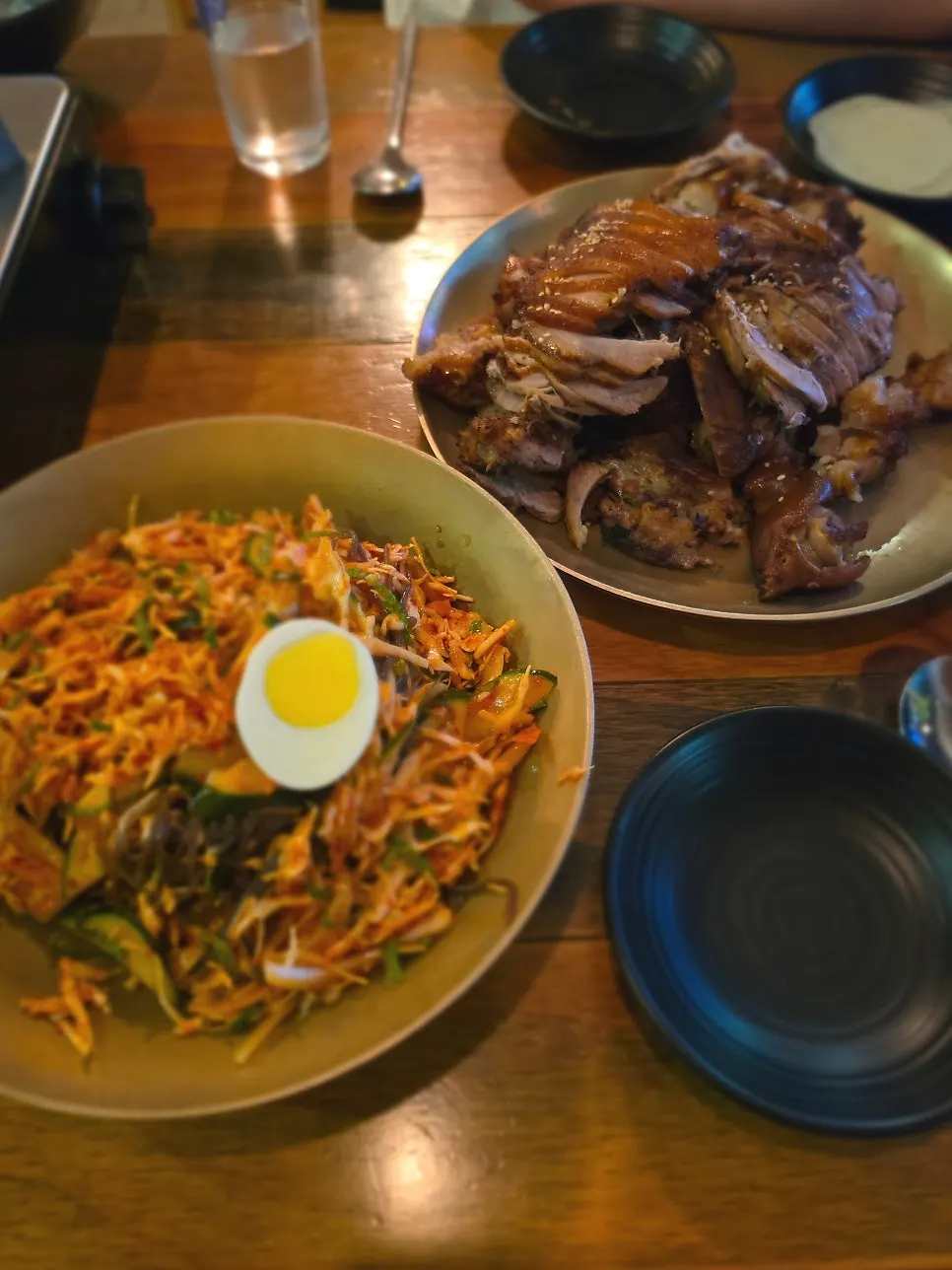 A generously portioned bowl of makguksu from the Couple's Set