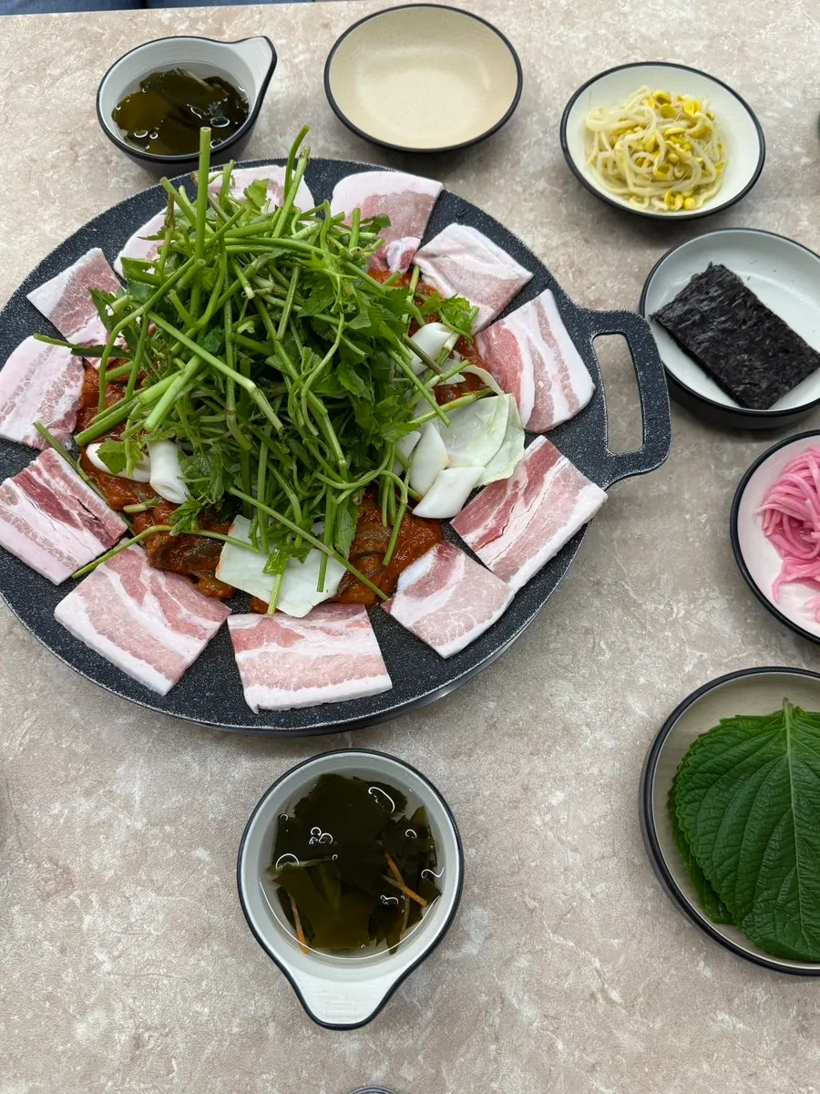 철판 주꾸미 사리 듬뿍 2인 세팅