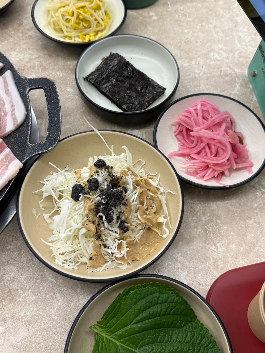중간 맛 철판 주꾸미 주문 구성