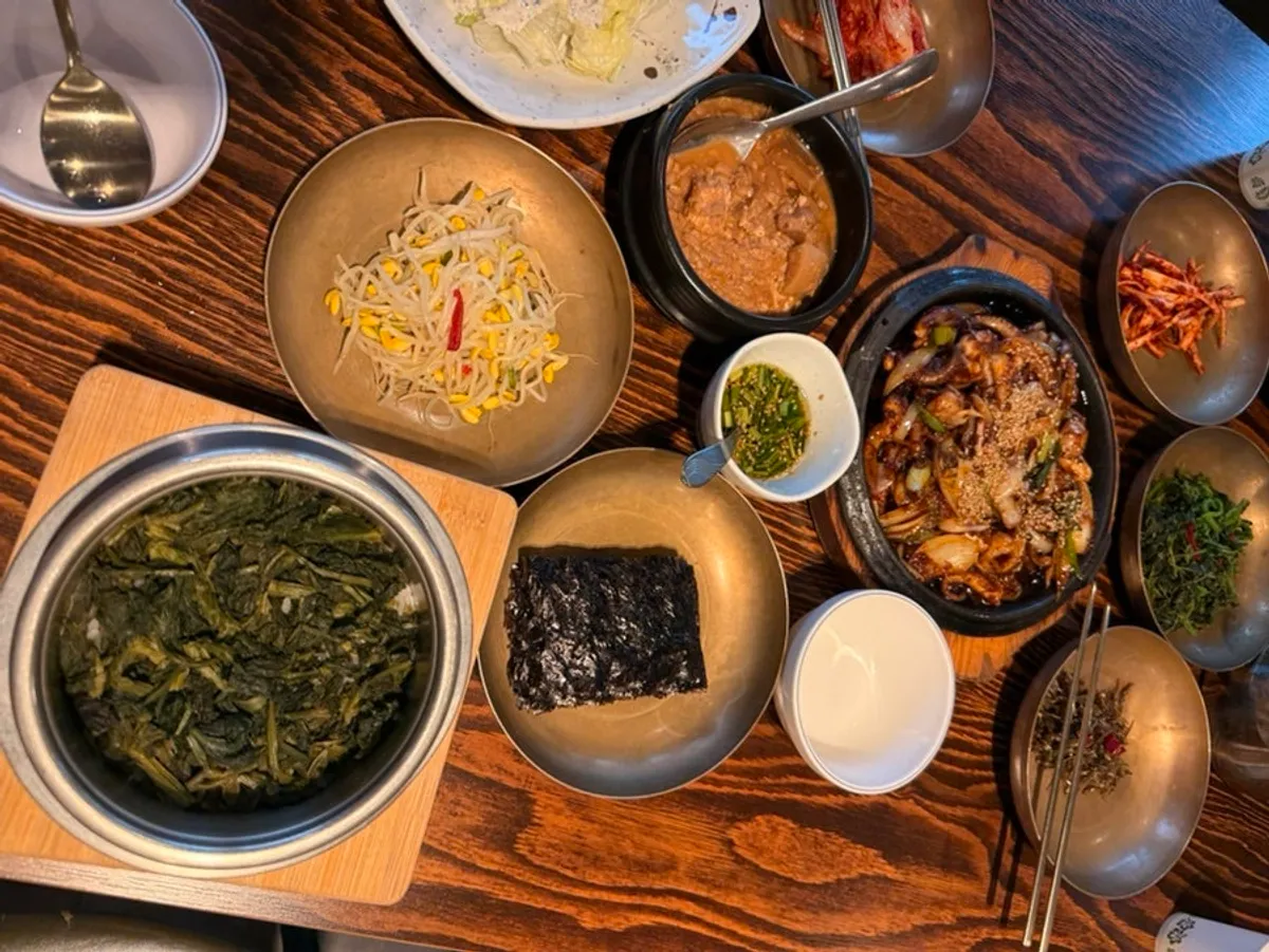 Wholesome full Korean meal at Maehwa Gondeurebap Gwangmyeong Branch
