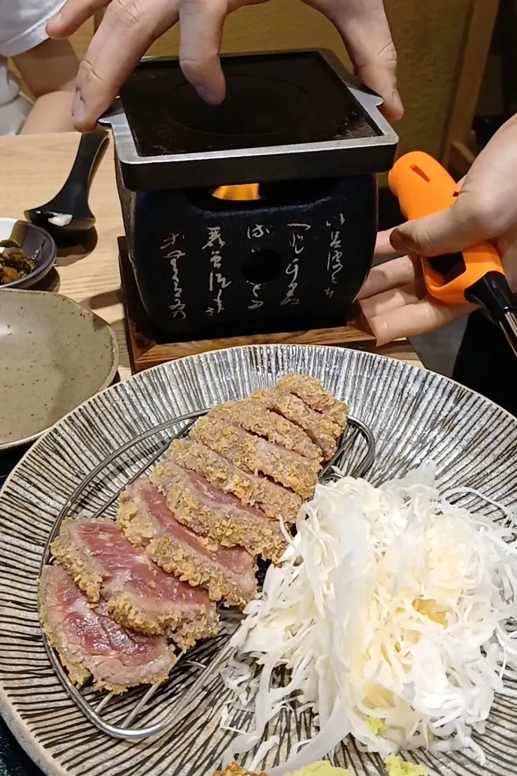 Japanese home-style main dishes being prepared