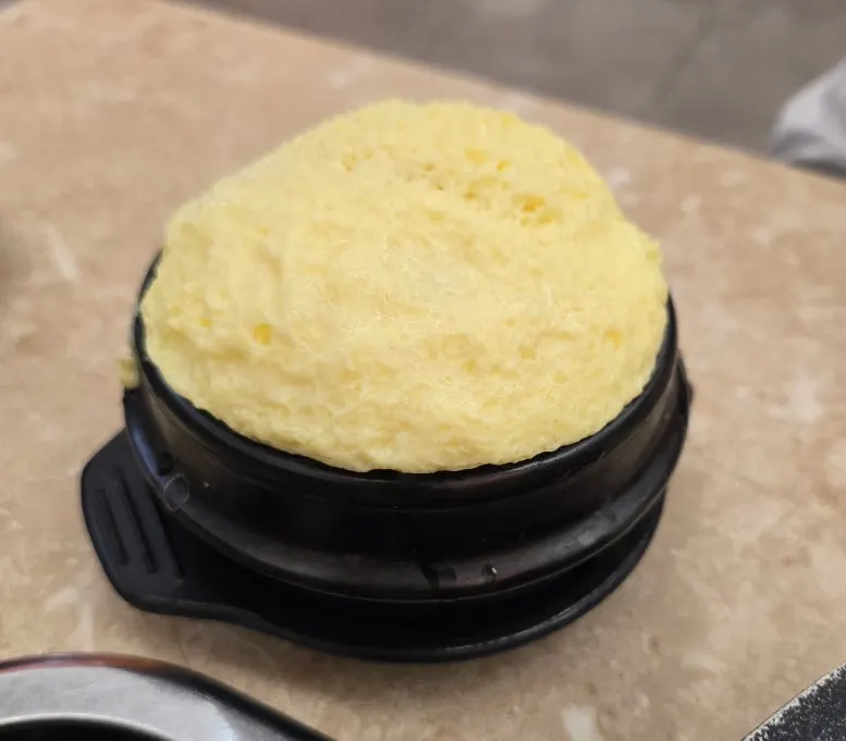 Free steamed egg served with orders of two servings or more