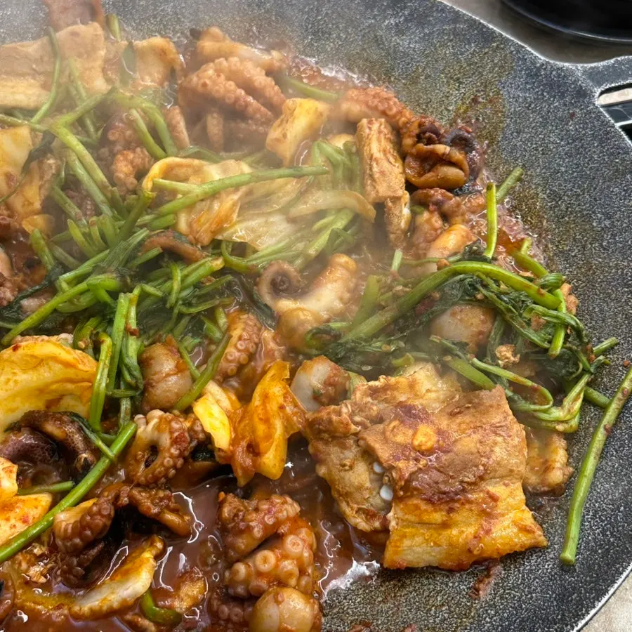 Jjukkumi meal at Jeongipum Jjukkumi Gwangmyeong 1st Branch