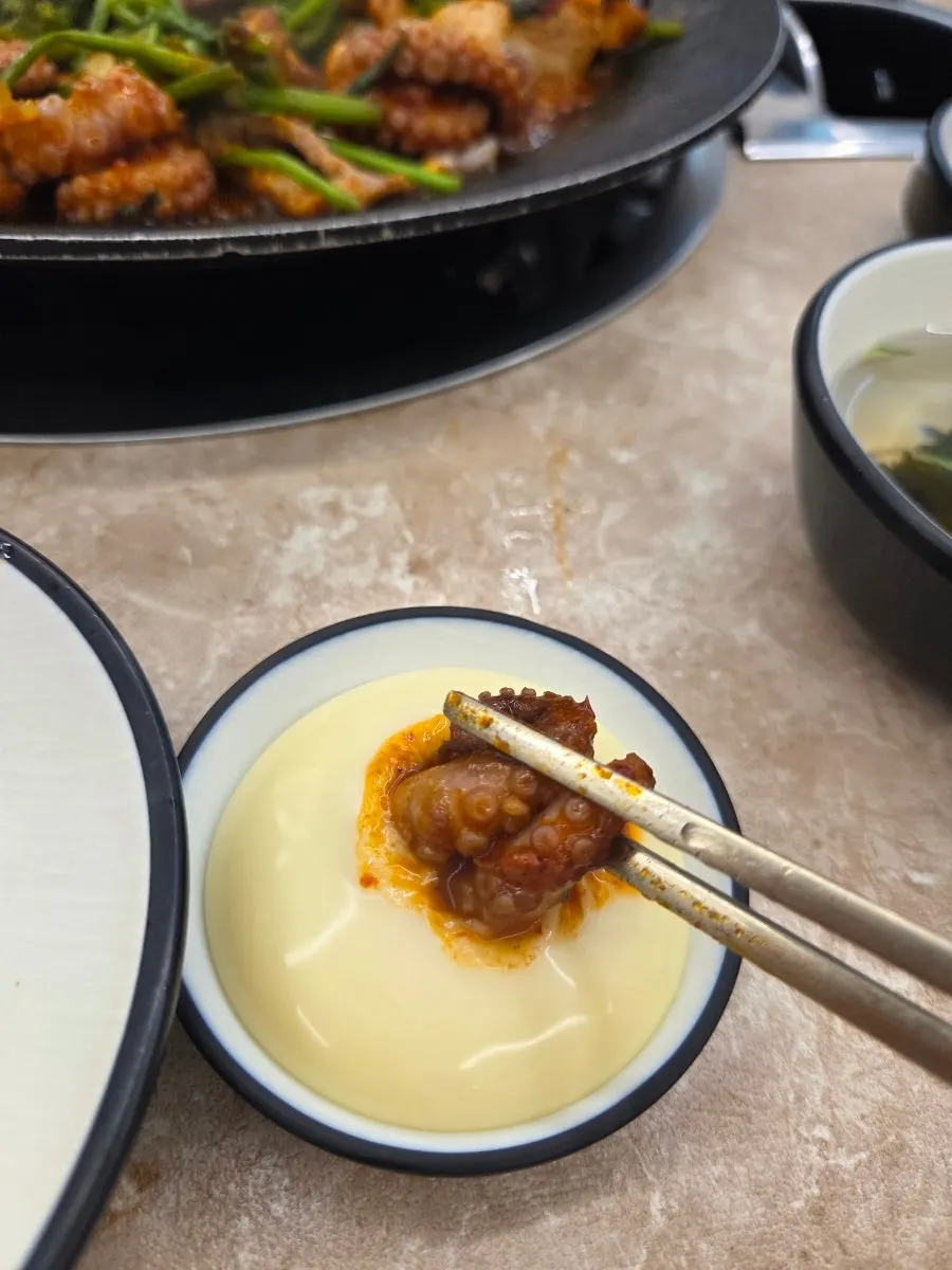 깻잎 김 날치알 쭈꾸미 쌈
