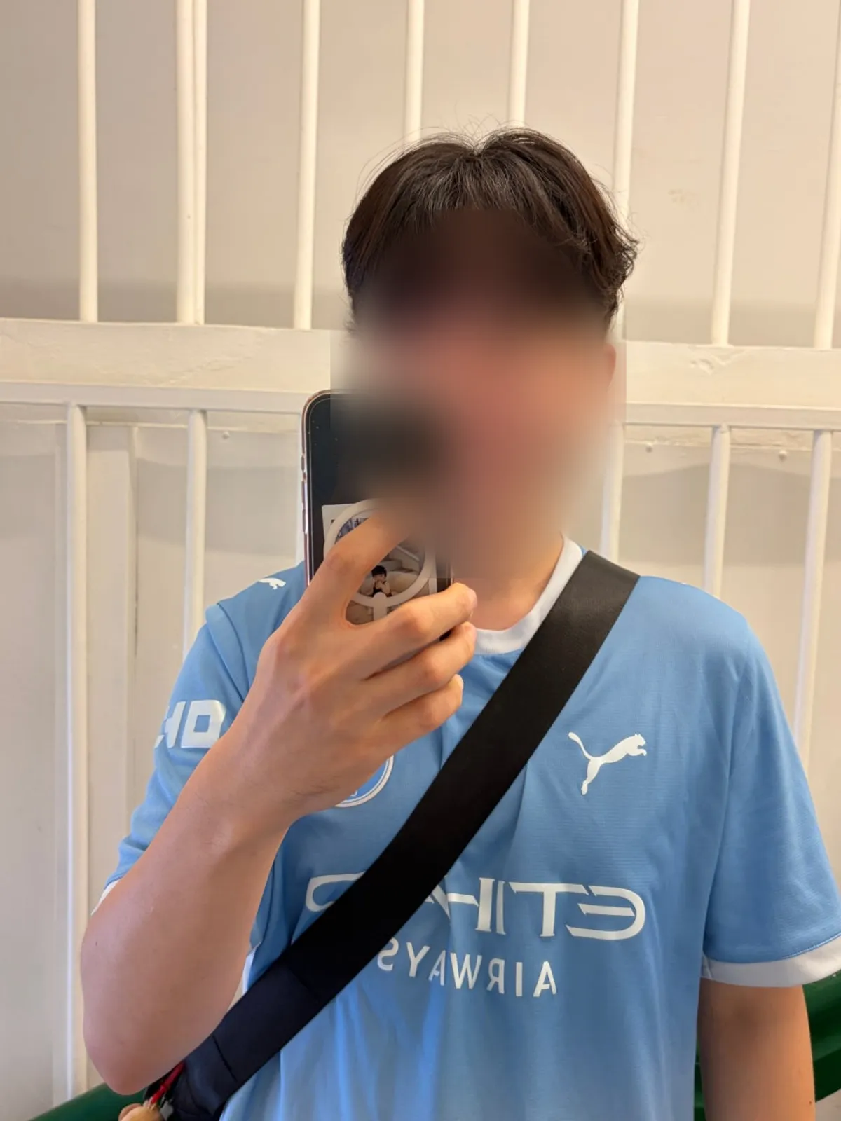시스루댄디펌 애프터 정면 스타일