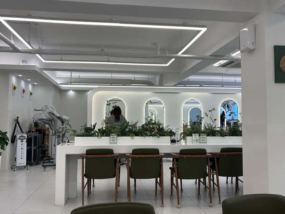 Interior decor pieces in the salon