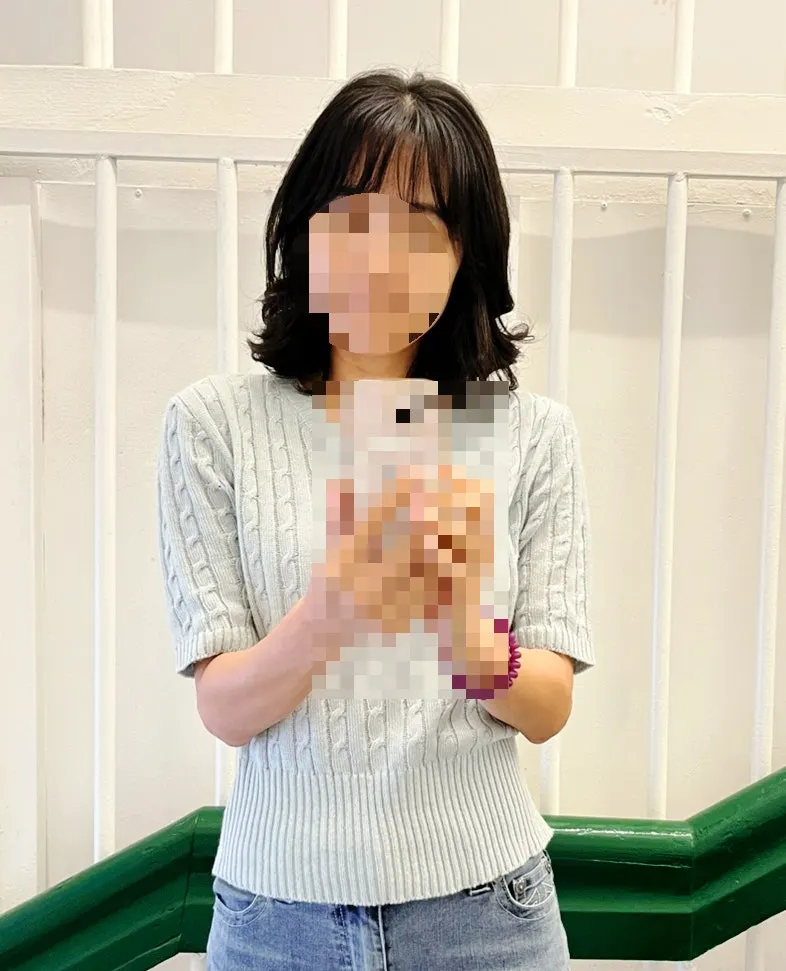 손질법 설명 후 볼륨이 살아난 C컬 S컬펌 머리