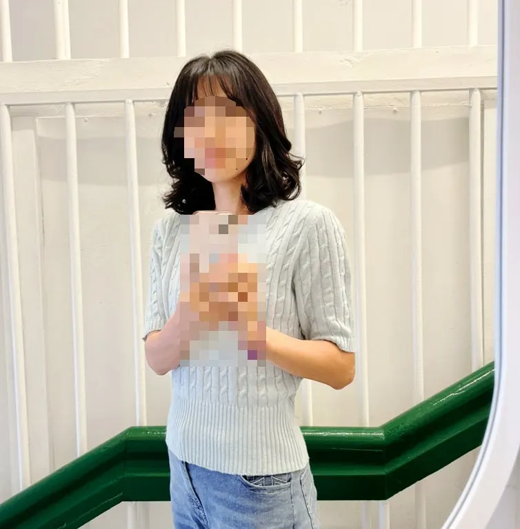 부스스함이 정리된 펌 완성 헤어