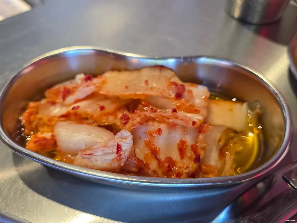 상추쌈 채소 접시