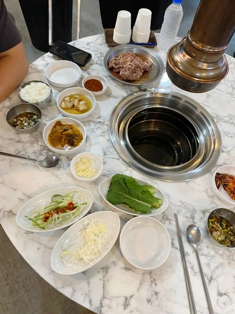Gwangmyeong Seoseo Galbi menu board