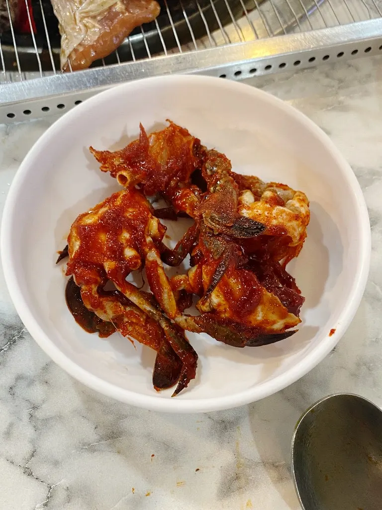 The spicy stew served alongside the meal